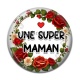 Cabochon Résine - super maman