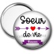 Miroir de poche - soeur pour la vie forever