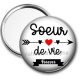 Miroir de poche - soeur de vie forever