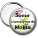 Miroir de poche - soeur championne de Mojito