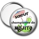 Miroir de poche - soeur championne de Mojito