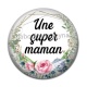 Cabochon Résine - super maman