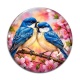 Cabochon Verre - oiseaux