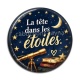 Cabochon Résine - la tete dans les etoiles