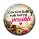 Cabochon Résine - rien n'est facile mais tout est possible