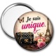 Miroir de poche - je suis unique