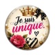Cabochon Verre - je suis unique