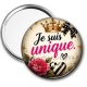 Miroir de poche - je suis unique