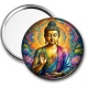 Miroir de poche - bouddha méditation