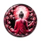 Cabochon Résine - bouddha méditation