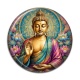 Cabochon Résine - bouddha méditation