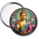 Miroir de poche - bouddha méditation