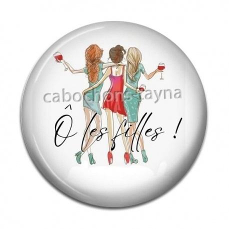 Cabochon Résine - commande roux