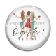 Cabochon Verre - commande roux