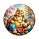 Cabochon Verre - bouddha rieur