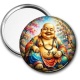 Miroir de poche - bouddha rieur