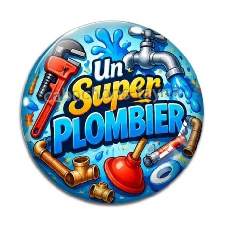 Cabochon Verre - un super plombier