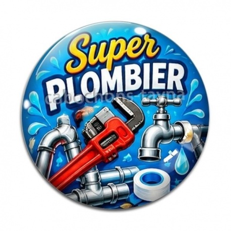 Cabochon Verre - super plombier