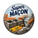 Cabochon Résine - super maçon