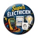 Cabochon Verre - super electricien