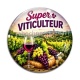 Cabochon Verre - super viticulteur