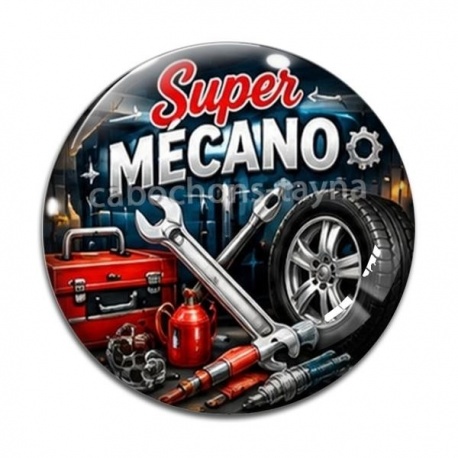 Cabochon Verre - super mecano