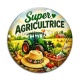 Cabochon Verre - super agricultrice