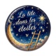 Cabochon Résine - la tête dans les étoiles