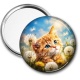 Miroir de poche - chat