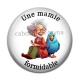 Cabochon Résine - une mamie formidable