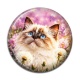 Cabochon Résine - chaton fleur