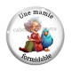 Cabochon Verre - une mamie formidable