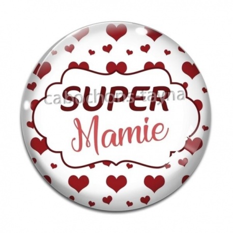 Cabochon Verre - super mamie