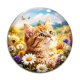 Cabochon Verre - chaton 