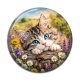 Cabochon Résine - chaton fleur