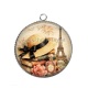 Pendentif Cabochon Argent - mode de paris