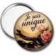 Miroir de poche - je suis unique