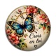 Cabochon Résine - crois en toi