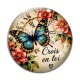 Cabochon Verre - crois en toi