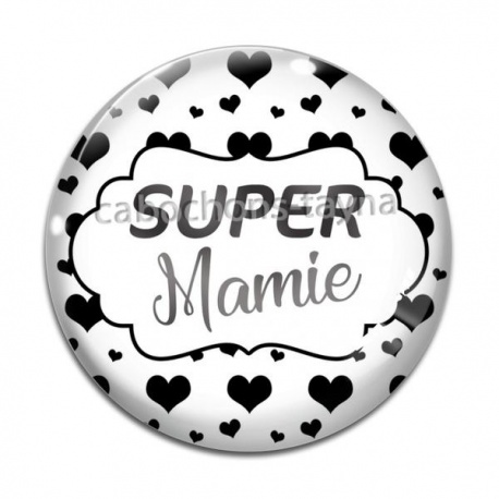 Cabochon Verre - super mamie