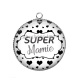 Pendentif Cabochon Argent - super mamie