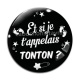 Cabochon Verre - et si je t'appelais tonton