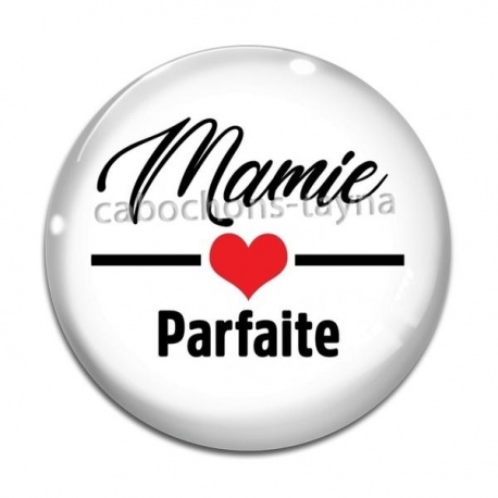 Cabochon Verre - mamie parfaite