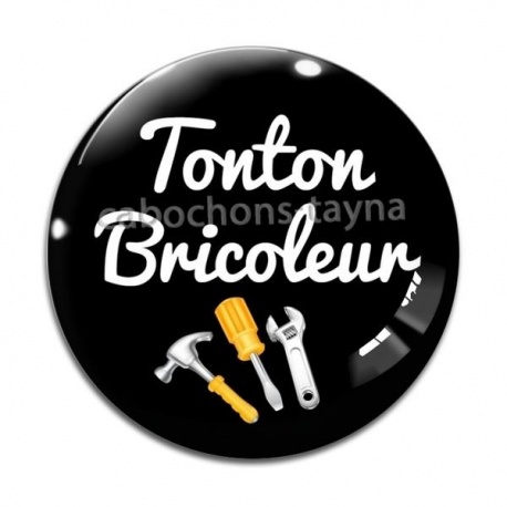 Cabochon Verre - tonton bricoleur