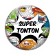 Cabochon Verre - super tonton