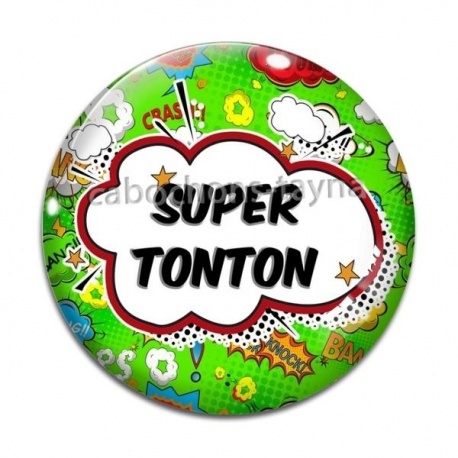 Cabochon Verre - super tonton