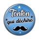 Cabochon Résine - tonton qui déchire