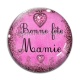 Cabochon Verre - bonne fête mamie