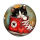 Cabochon Verre - chaton chaussure