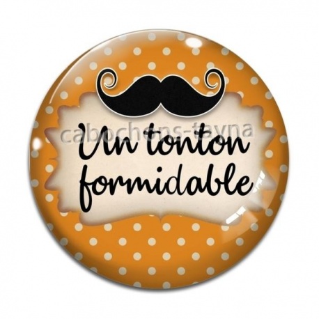 Cabochon Verre - un tonton formidable